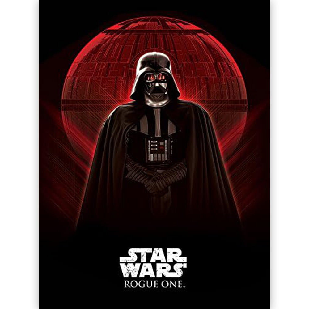 STAR WARS - (マンダロリアン・アンド・グローグー 5月22日 公開 ) - DARTH VADER & DEATH STAR / キャンバス・プリント木枠(60×80×3.8cm)